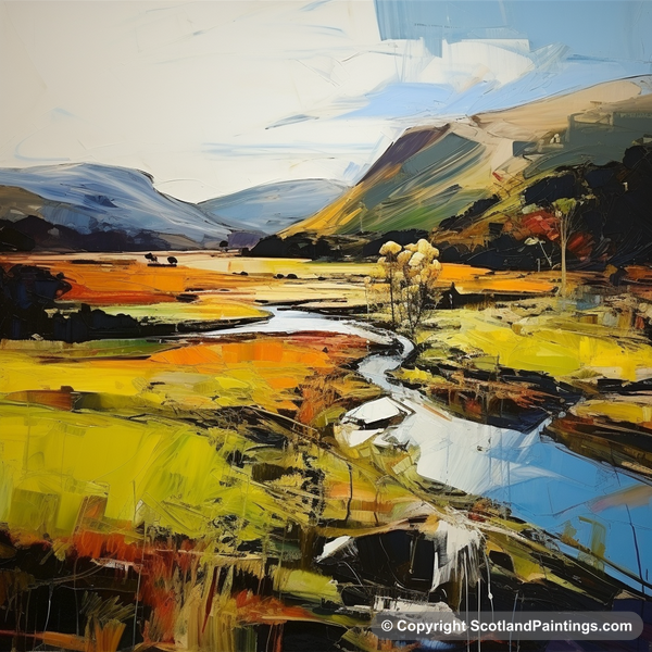 Painting - Glen Esk - Scottish Glens