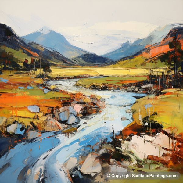 Painting - Glen Esk - Scottish Glens