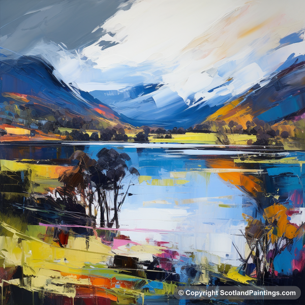 Painting - Loch Earn - Scottish Lochs