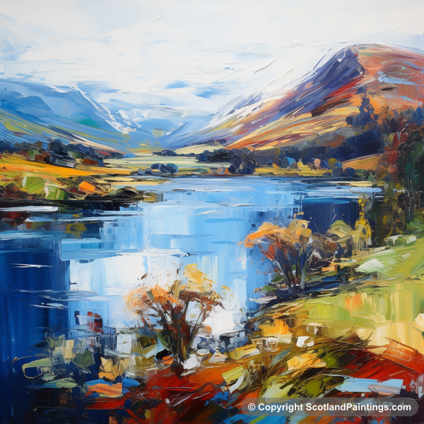 Painting - Loch Earn - Scottish Lochs