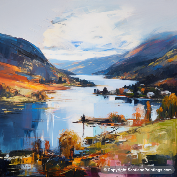 Painting - Loch Earn - Scottish Lochs