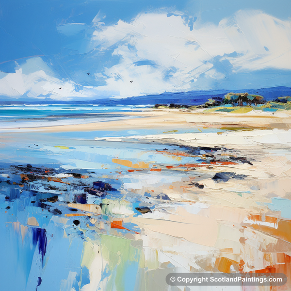 Painting - Nairn Beach - Scottish Beaches