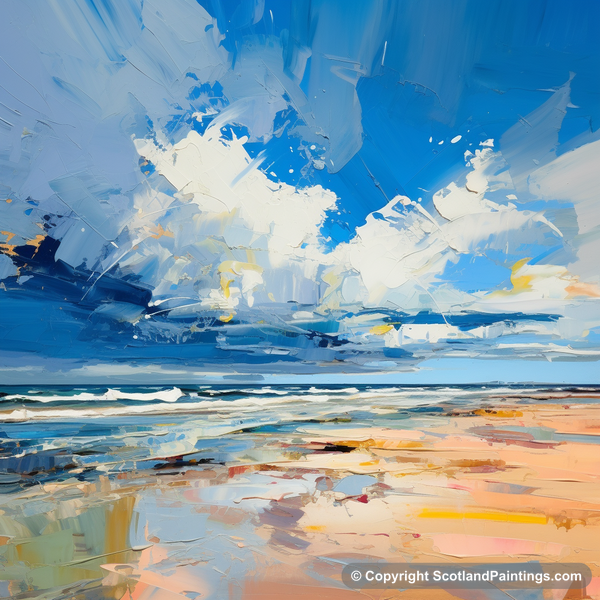 Painting - Nairn Beach - Scottish Beaches