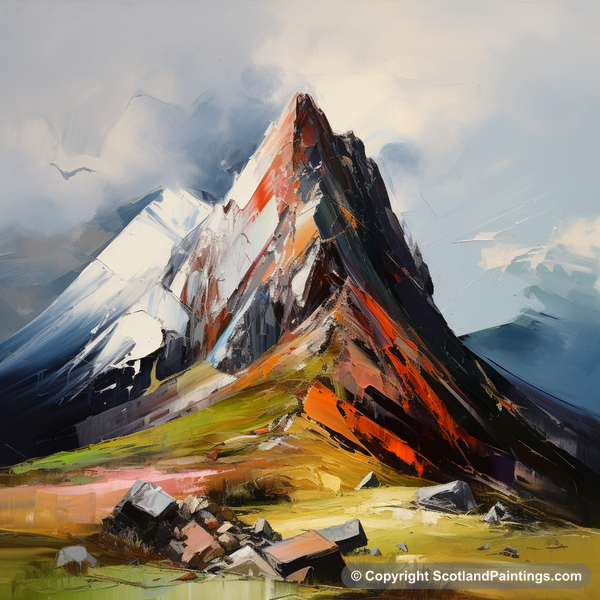 Painting - Cairn Gorm - Scottish Mountains