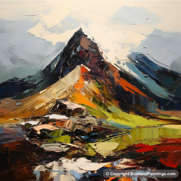 Painting - Cairn Gorm - Scottish Mountains