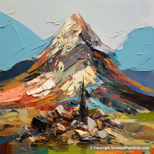 Painting - Cairn Gorm - Scottish Mountains