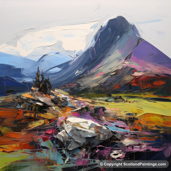 Painting - Cairn Gorm - Scottish Mountains