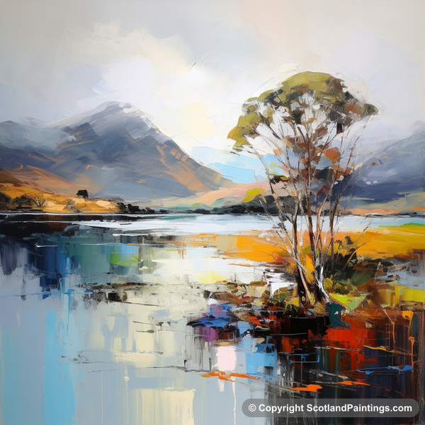 Painting - Loch Leven - Scottish Lochs