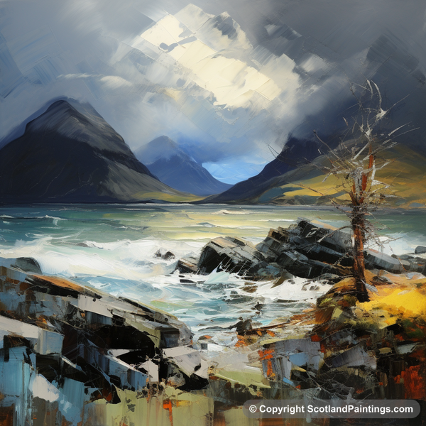 Painting - Elgol Bay - Scottish Coves