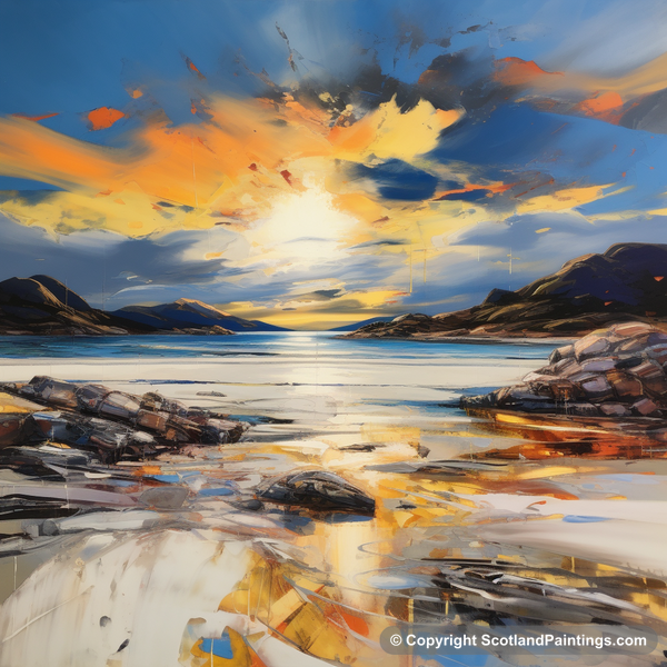 Painting - Camusdarach Beach - Scottish Beaches