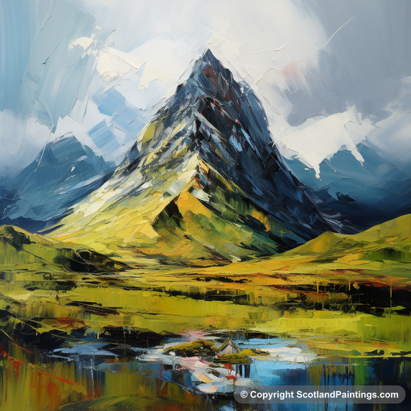 Painting - Sgurr a' Mhaim - Scottish Mountains