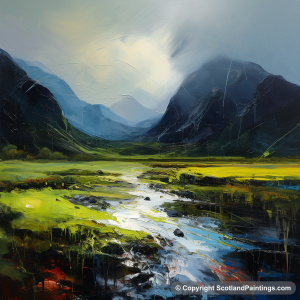 Painting - Glencoe - Glencoe