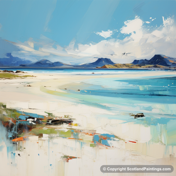 Painting - Mellon Udrigle Beach - Scottish Beaches