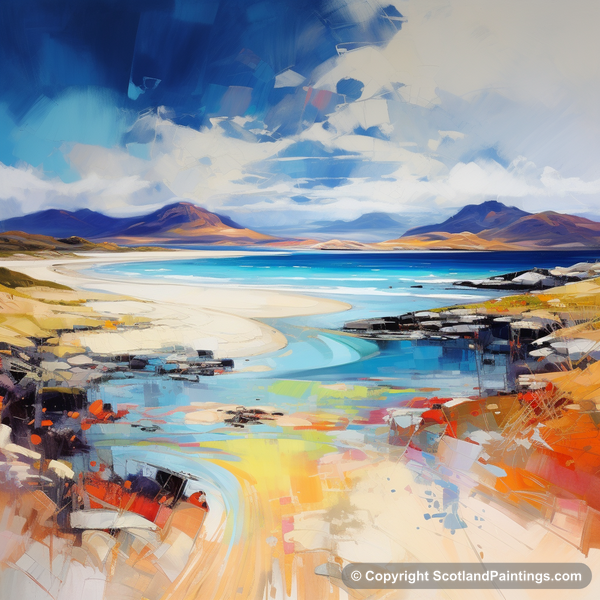 Painting - Mellon Udrigle Beach - Scottish Beaches