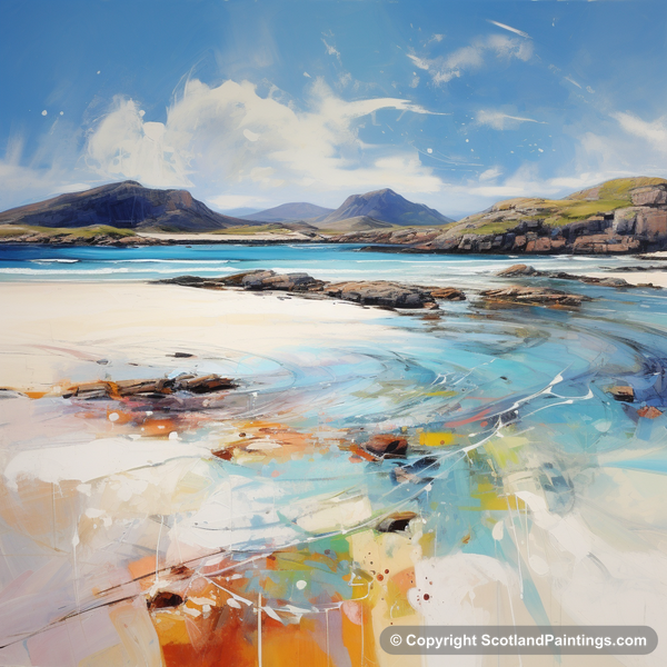 Painting - Mellon Udrigle Beach - Scottish Beaches