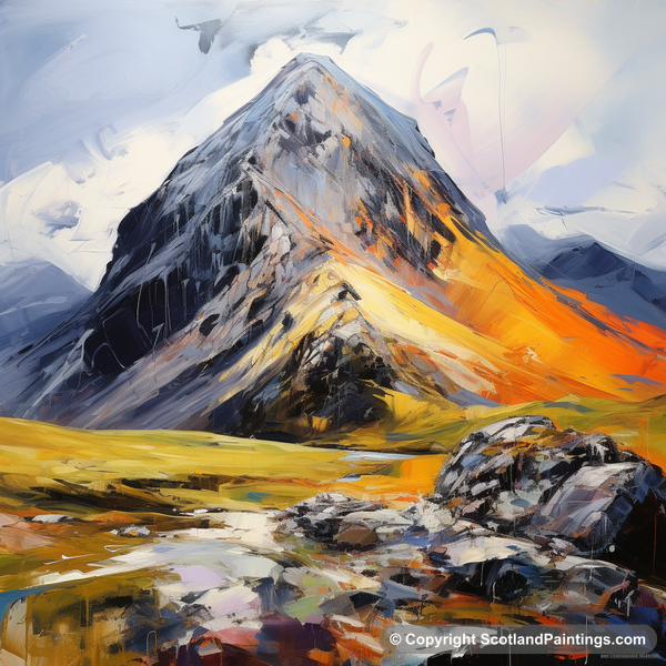 Painting - Stob Coire Raineach - Scottish Munros