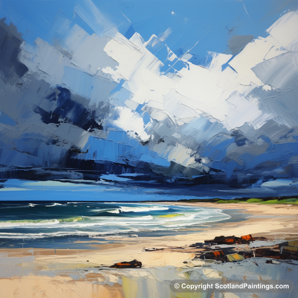 Painting - Gullane Beach - Scottish Beaches