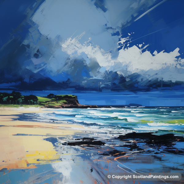 Painting - Gullane Beach - Scottish Beaches