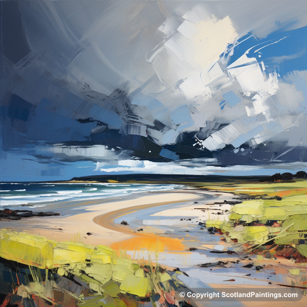 Painting - Gullane Beach - Scottish Beaches