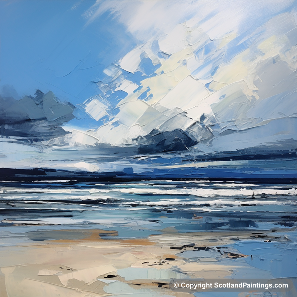 Painting - Gullane Beach - Scottish Beaches