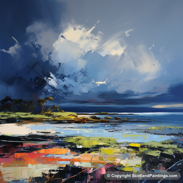 Painting - Largo Bay - Scottish Beaches