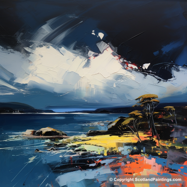 Painting - Largo Bay - Scottish Beaches