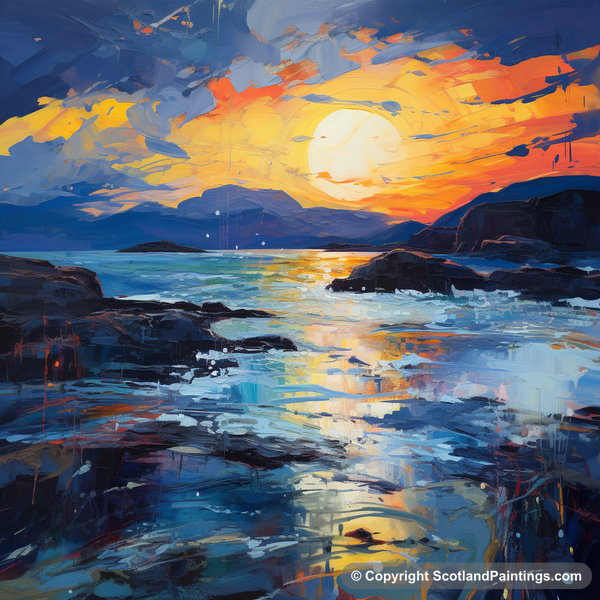 Painting - Sound of Iona - Scottish Coves