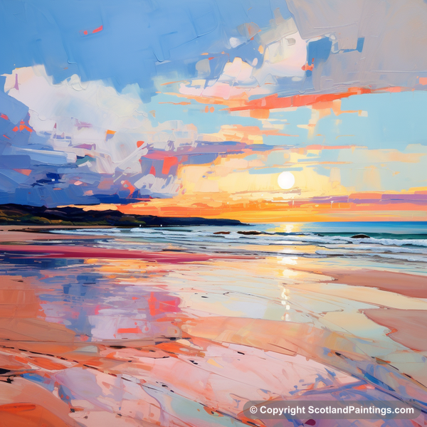 Painting - Gullane Beach - Scottish Beaches