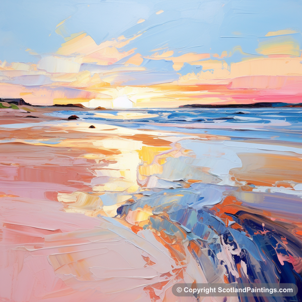 Painting - Gullane Beach - Scottish Beaches