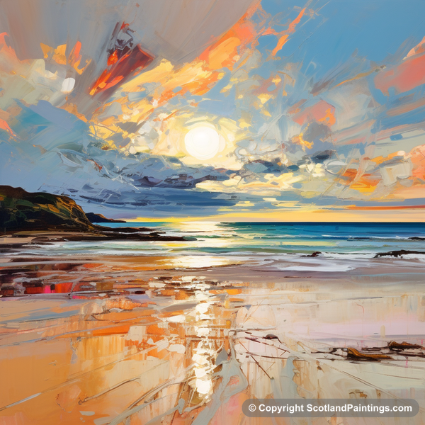 Painting - Gullane Beach - Scottish Beaches