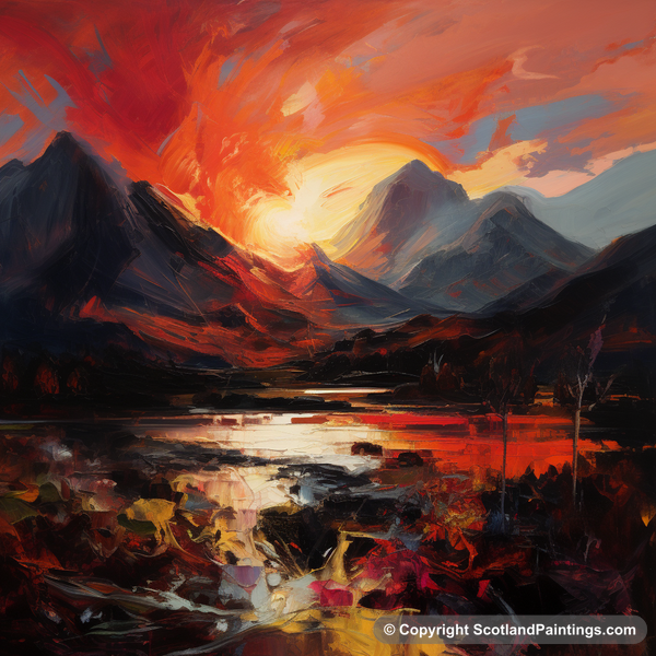 Painting - Glencoe - Glencoe