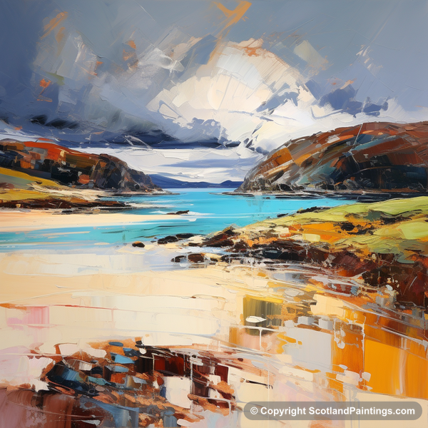 Painting - Balnakeil Bay - Scottish Coves