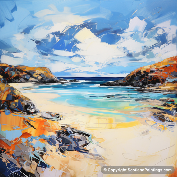 Painting - Balnakeil Bay - Scottish Coves