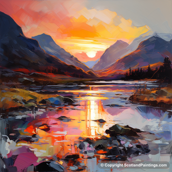 Painting - Glencoe - Glencoe