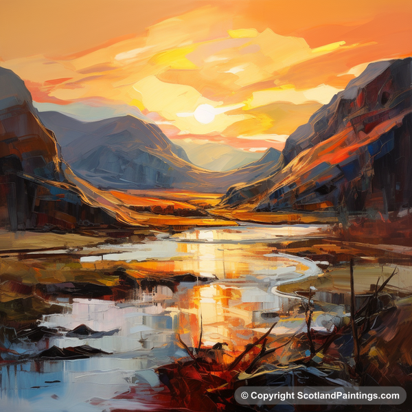 Painting - Glencoe - Glencoe