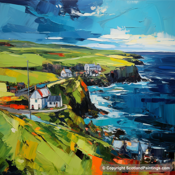 Painting - Shetland - Scottish Islands