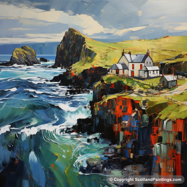 Painting - Shetland - Scottish Islands