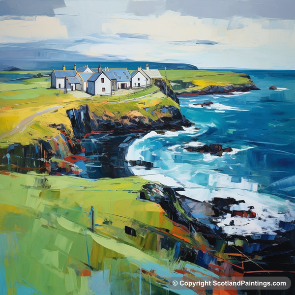 Painting - Shetland - Scottish Islands