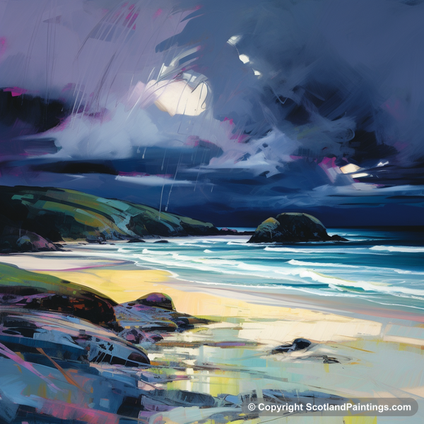 Painting - Sandwood Bay - Scottish Beaches