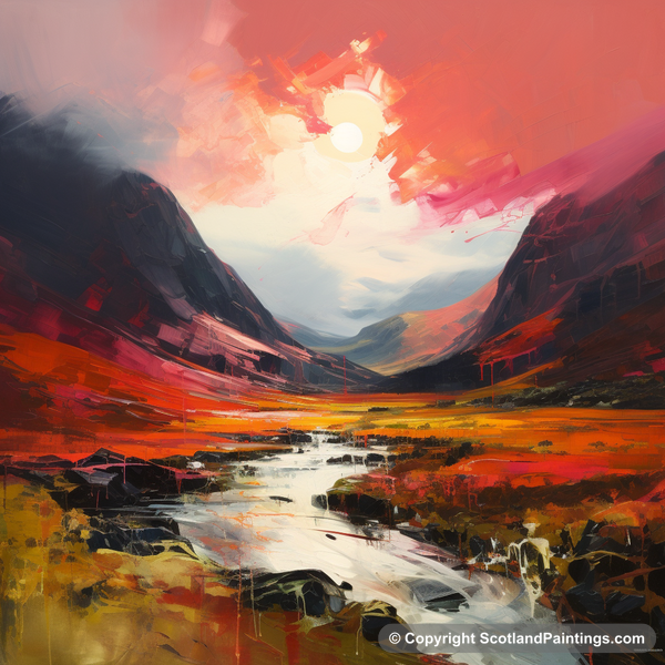 Painting - Glencoe - Glencoe