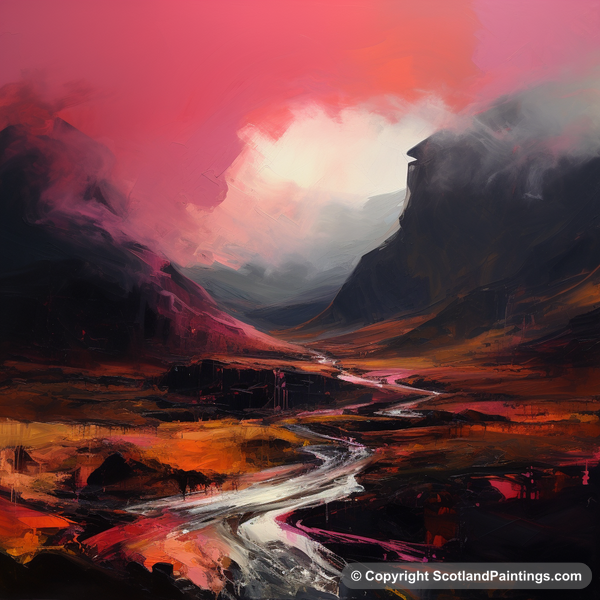 Painting - Glencoe - Glencoe