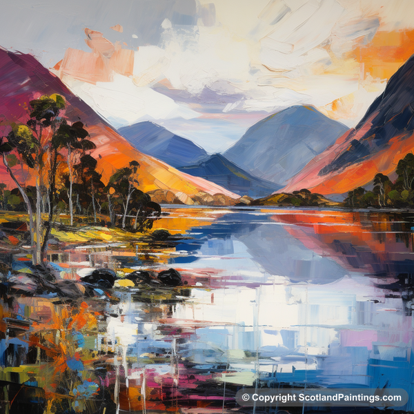 Painting - Loch Lochy - Scottish Lochs