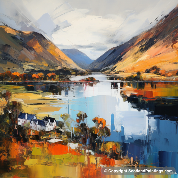 Painting - Loch Lochy - Scottish Lochs