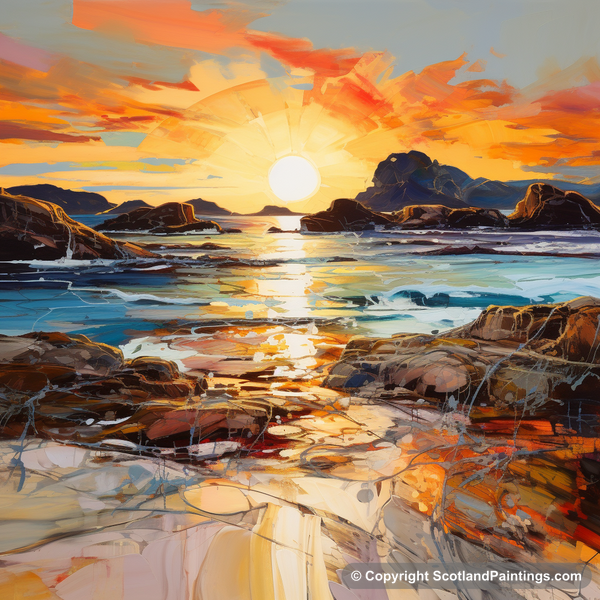 Painting - Sound of Iona - Scottish Coves