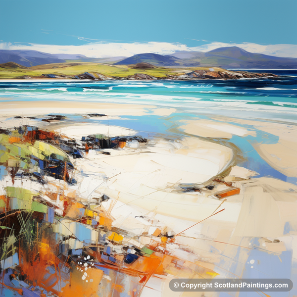 Painting - Luskentyre Beach - Scottish Beaches