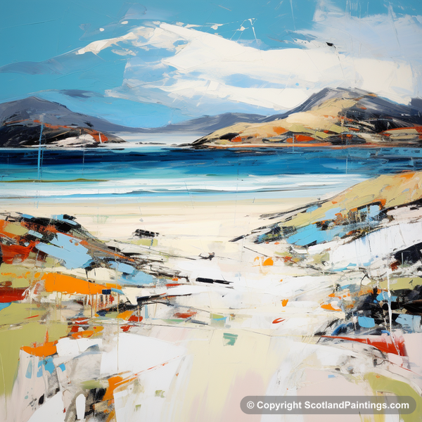 Painting - Luskentyre Beach - Scottish Beaches