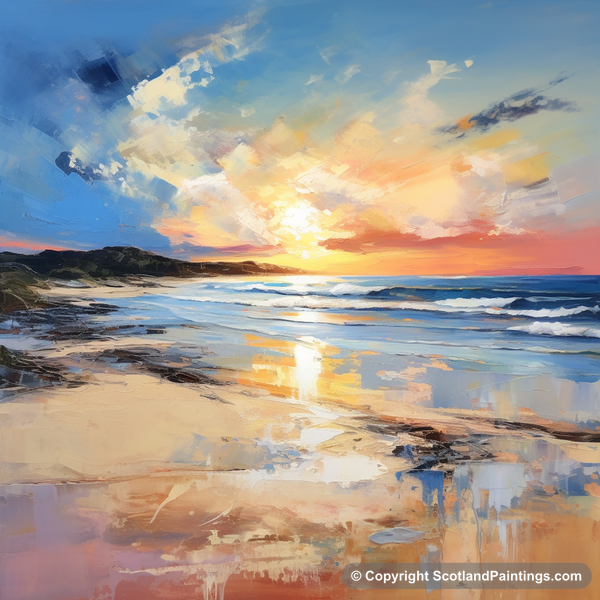 Painting - Balmedie Beach - Scottish Beaches