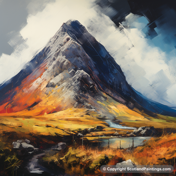 Painting - Stob Dubh - Scottish Munros