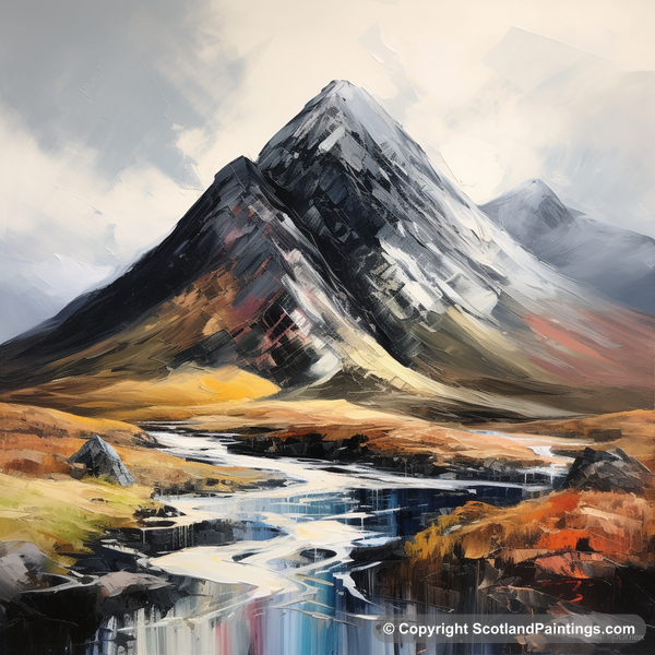 Painting - Stob Dubh - Scottish Munros