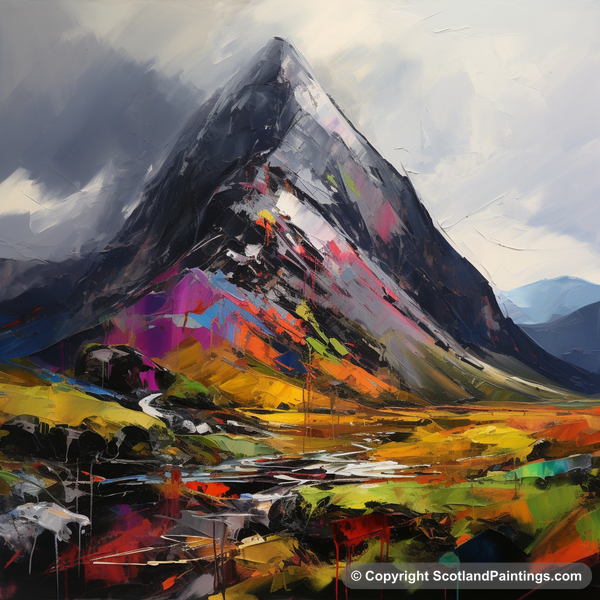 Painting - Stob Dubh - Scottish Munros